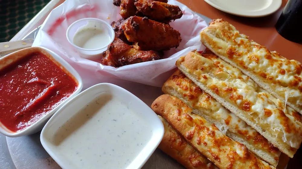 Hot Wings and Cheesy Breadsticks